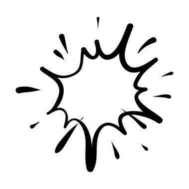 Bum Konuşma Balonu. Pankart, konuşma balonu, poster ve çıkartma konsepti, komik komik bir stil ve metin Boom. Patlama tasarımı, konuşma balonu afiş, poster ve internet için patlama mesajı. Görüntü