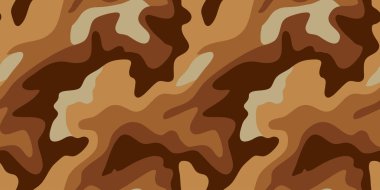 Kamuflaj modeli arka plan vektörü. Klasik giyim tarzı kamuflaj tekrarı. Çevrimiçi konferanslar için sanal arkaplan