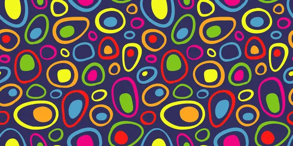 Soyut, dikişsiz daire deseni. Renkli Modern tasarım şablonu.