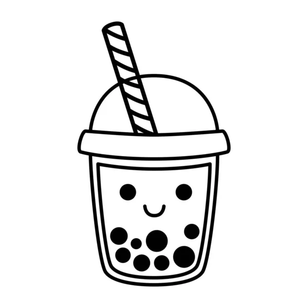 Γεύσεις Τσαγιού Φούσκα Συλλογή Σχεδιασμό Κύπελλο Μαργαριτάρι Τσάι Γάλα Yummy — Διανυσματικό Αρχείο