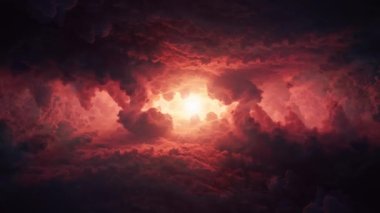 Bulutların arasından güneşe doğru ilerliyoruz.