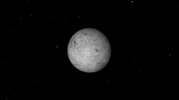 Πανσέληνος Προς Νέα Σελήνη Εξαιρετικά Ρεαλιστικές Σεληνιακές Φάσεις Φάσεις Φεγγαριού — Αρχείο Βίντεο