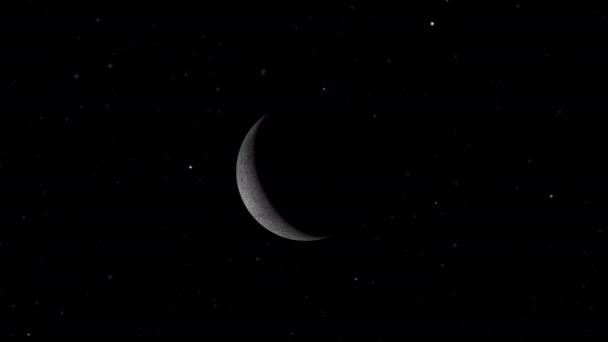 Lua Cheia Para Lua Nova Fases Lunares Ultra Realistas Fases — Vídeo de Stock
