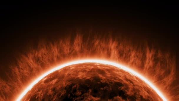 太空中的太阳 — 图库视频影像