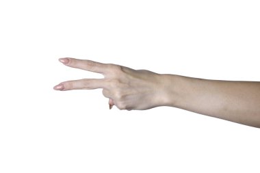 Eller beyaz arkaplanda izole edilmiş