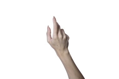 Eller beyaz arkaplanda izole edilmiş