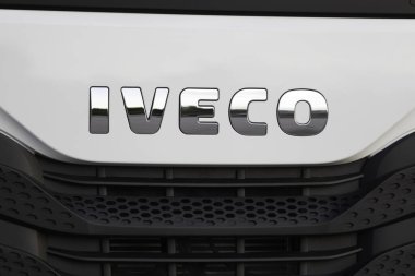 Yereva, Ermenistan. 25 Nisan 2024. Iveco araba detayları.