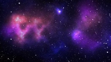 İnanılmaz uzay yıldızları ve galaksinin arka planı