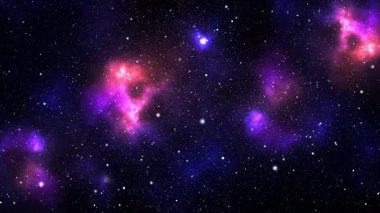 İnanılmaz uzay yıldızları ve galaksinin arka planı