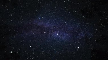  Soyut Fraktal Evren Döngü Arkaplanı, Nebula, Galaksiler Büyük yıldız kümeleri ve galaksiler arasından evrenin uzak köşelerine uçar.