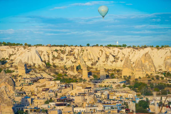 Impresionante Fotografía Panorámica Ciudad Turca Capadocia Conocida Por Sus Increíbles —  Fotos de Stock