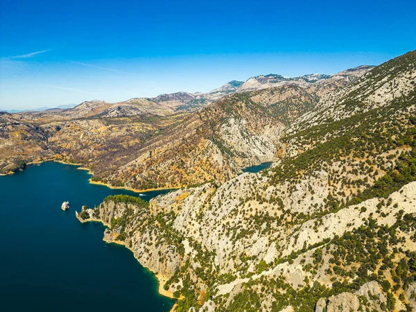 Green Canyon Ένα Από Κύρια Αξιοθέατα Της Τουρκίας Όμορφο Drone — Φωτογραφία Αρχείου