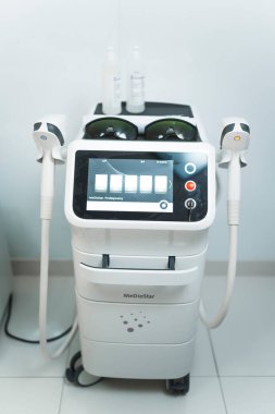 Professional laser device that is used in beauty clinic. High quality photo