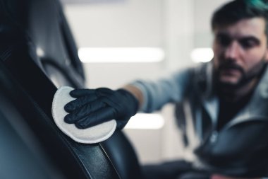 Car detailing concept. High quality photo