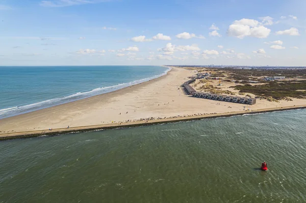 stock image birdseye view of Botlek, part of the Rhine Meuse delta near the Dutch cities of Vlaardingen and Spijkenisse in the province of South Holland, Netherlands. High quality photo