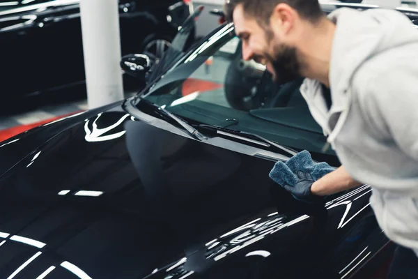 Professional Car Detailing Center Making Cars Shiny Well Maintained High — Stock Photo, Image