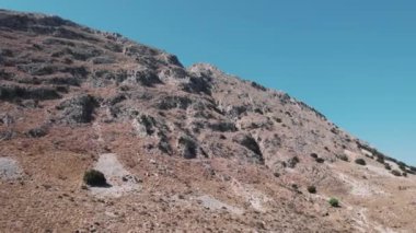 Topolia Gorge manzarası, Girit, Yunanistan. Yüksek kalite 4k görüntü