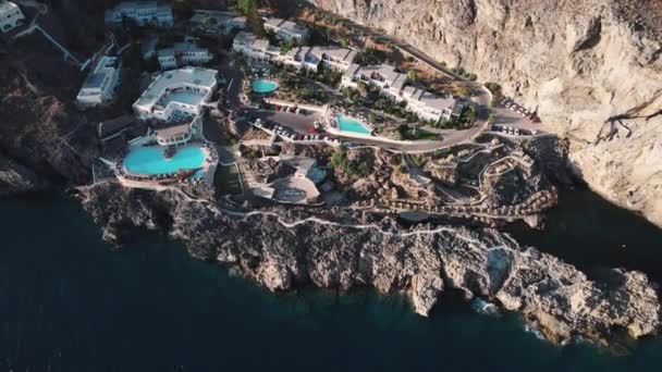 Wspaniały Widok Plażę Calypso Piracki Fiord Jego Wspaniałą Przyrodę Kreta — Wideo stockowe