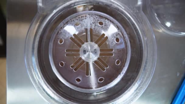 Eiscreme Pasteurisierer Batch Maschine Kombinieren Mischen Und Erhitzen Sie Die — Stockvideo