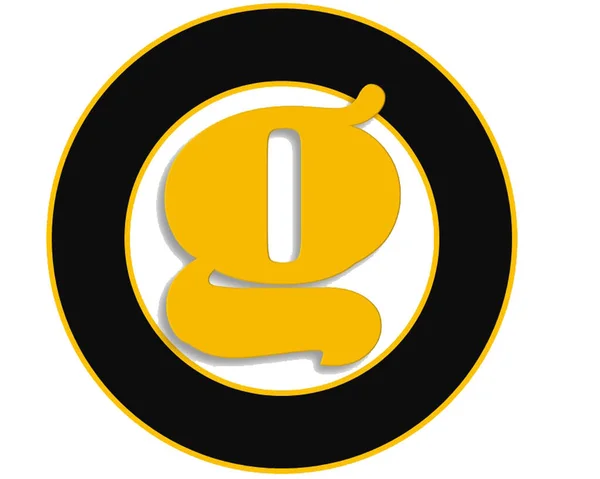 Logo Form Circle One Object Abjad — Stock Photo, Image