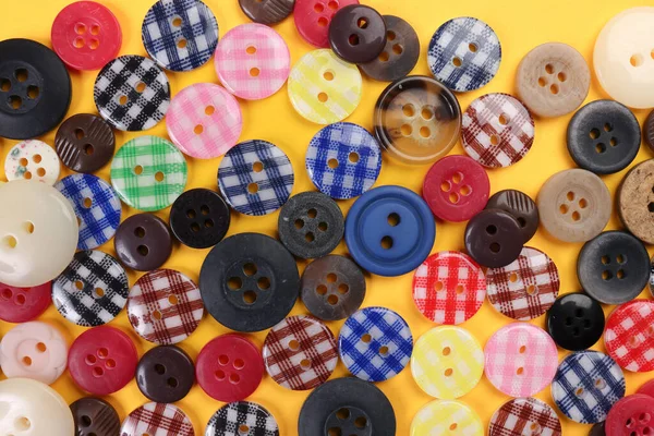 Varios Diseño Color Material Forma Tela Botón Plástico Madera Cuerno — Foto de Stock