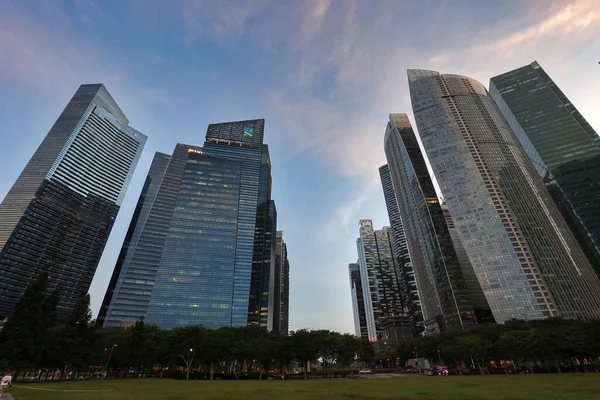 Singapore Raffles April 2023 Singapore Raffles Stad Het Commerciële Centrum — Stockfoto