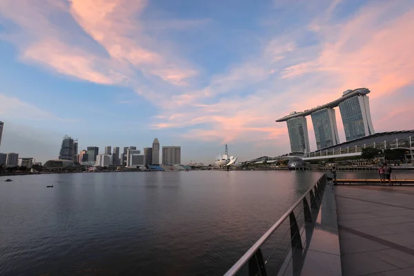 Szingapúr Bay Sands Április 2023 Híres Marina Bay Sands Ikonikus — Stock Fotó