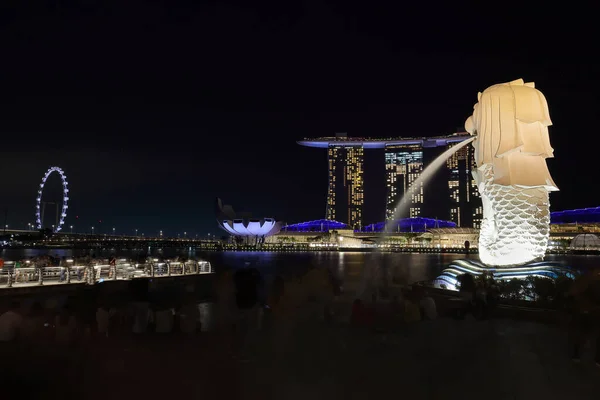 Singapur Körfez Kumları Nisan 2023 Singapur Marlion Marina Körfezi Sands — Stok fotoğraf