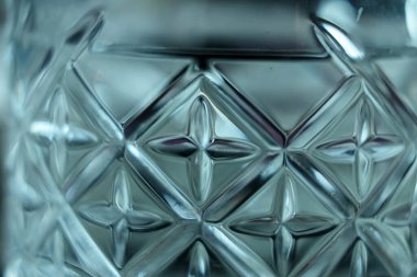 Kristal cam kaplama makro arkaplan 