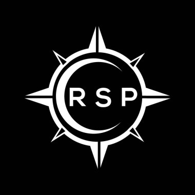 RSP soyut teknoloji çemberi logo tasarımını siyah arkaplan üzerine kuruyor. RSP yaratıcı harflerin baş harfleri logo kavramı. RSP soyut teknoloji dairesi siyah arkaplan üzerine logo tasarımı yapıyor. RSP yaratıcı harflerin baş harfleri logo kavramı.