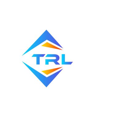 Beyaz arka planda TRL soyut teknoloji logo tasarımı. TRL yaratıcı harf logosu kavramı.