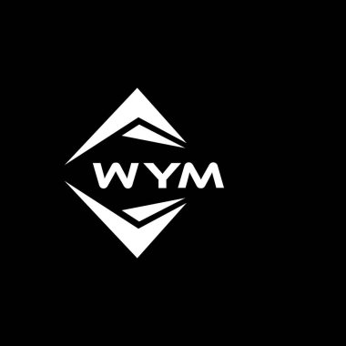 WYM soyut teknoloji logosu tasarımıdır. WYM yaratıcı harflerin baş harfleri logo kavramı.