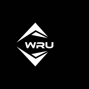 WRU soyut teknoloji logosu tasarımıdır. WRU yaratıcı harflerin baş harfleri logo kavramı.