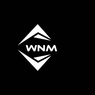 WNM soyut teknoloji logosu tasarımıdır. WNM yaratıcı harf logosu kavramı.