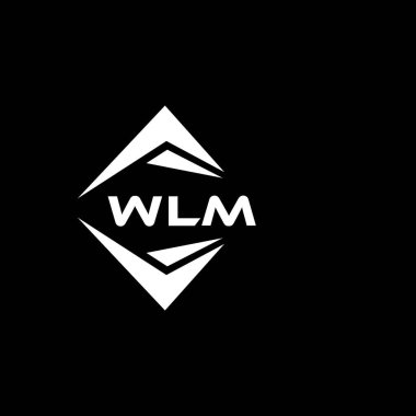 WLM soyut teknoloji logosu tasarımıdır. WLM yaratıcı harf logosu kavramı.