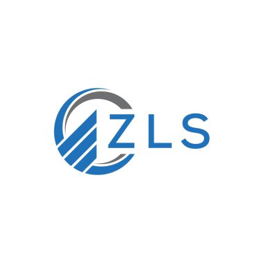 Beyaz arka planda ZLS Düz muhasebe logosu tasarımı. ZLS yaratıcı baş harfleri Growth grafik harfi logosu konsepti. ZLS işletme finans logosu tasarımı.