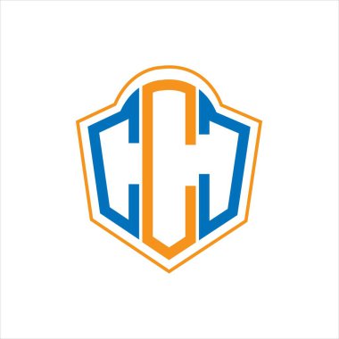 CCJ abstract monogram shield logo design on white background. CCJ creative initials letter logo.	