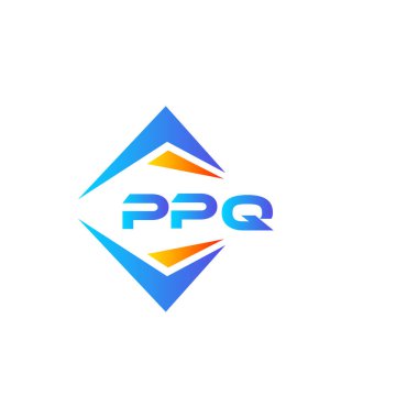 PPQ soyut teknoloji logo tasarımı beyaz arka planda. PPQ yaratıcı harflerin baş harfleri logo kavramı.