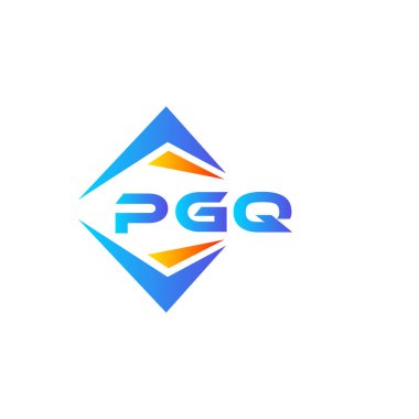 Beyaz arka planda PGQ soyut teknoloji logosu tasarımı. PGQ yaratıcı harflerin baş harfleri logo kavramı.