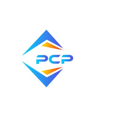 Beyaz arka planda PCP soyut teknoloji logosu tasarımı. PCP yaratıcı harflerin baş harfleri logo kavramı.