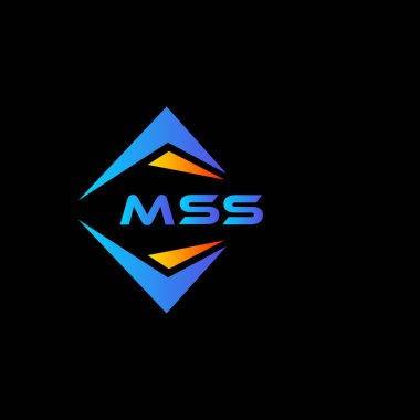 MSS soyut teknoloji logosu tasarımıdır. MSS yaratıcı harflerin baş harfleri logo kavramı.