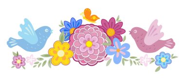 Anneler günün kutlu olsun İngiliz bahçe çiçekleriyle, kelebek kuşlarıyla papatyalarla, lavanta çiçekleri izole edilmiş elle çizilmiş çiçek desenli titreşimler bahar tatili şablonu afiş yazısıyla yaz botanik düğün afişi.