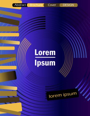 Altın ışınlı soyut çerçeve duvar kağıdı afişi, parlak dalgalı çizgiler, dinamik akışkan elementler mavi yuvarlak gradyan arka plan şablonu spor dünyası festivali partisi için web sitesi afişi için çerçeve şablonu, altın desenli poster kapağı 1