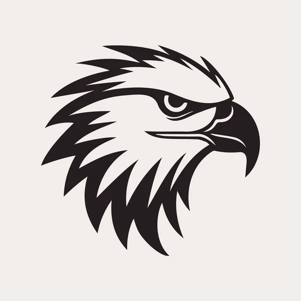 Cabeça Águia Logotipo Vetor Cor Emblema Ícone Para Empresa Marca — Vetor de Stock
