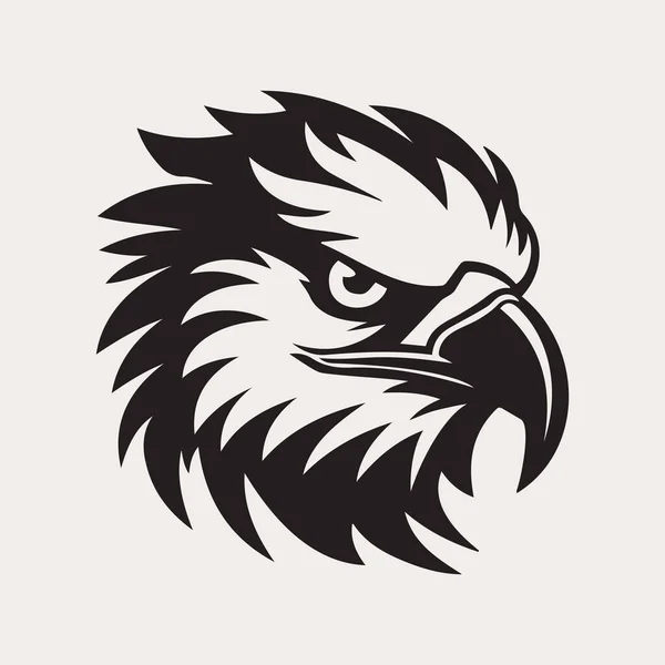 Cabeça Águia Logotipo Vetor Cor Emblema Ícone Para Empresa Marca — Vetor de Stock