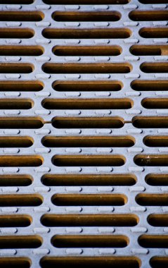 Grid of linear drainage.