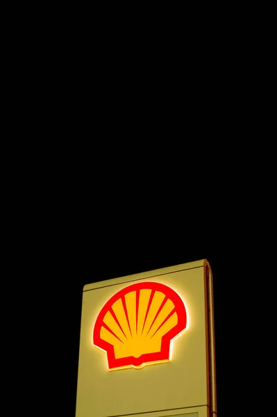 Poznan Polonia Noviembre 2022 Shell Una Las Gasolineras Más Grandes — Foto de Stock