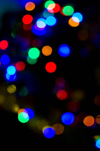 圣诞装饰树木花环分散焦点 — 图库照片