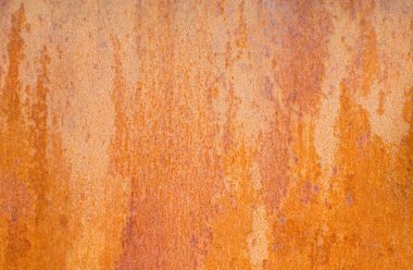 Detail of modern architecture corten building.