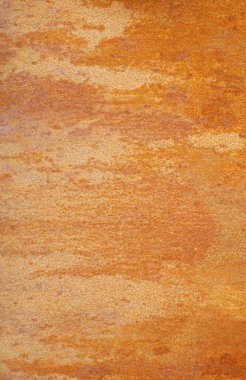 Detail of modern architecture corten building.